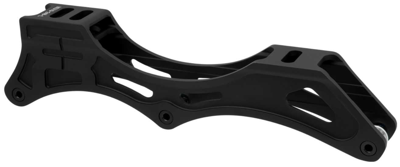 black FR Urban Speed 310 inline skate frame for 3 wheels of 110mm with a wheelbase of 248mm